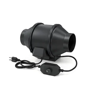 LONGWELL 4 Inch EC Inline Duct Fan 100v 220v Low Noise Air Cigarette Smoke Extractor Fan Exhaust Duct Fan Supplier