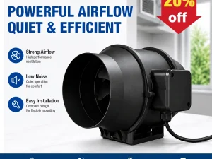 Ventilateur de gaine extracteur silencieux LONGWELL 6 pouces 110V 220V pour serres, vente en gros