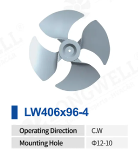 Buying injection mold tooling: the 406mm axial fan blade it produces
