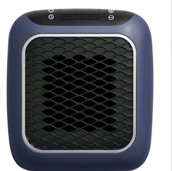 Forward-curved PTC heater blower for a compact space heater