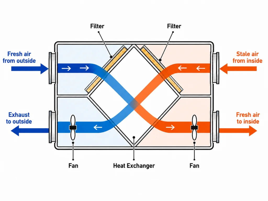 Heat exchanger working principle