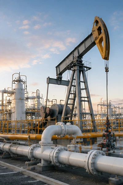 Oil and gas facility requiring explosion-proof ventilation equipment
