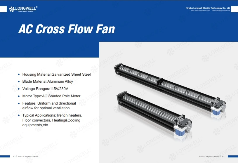 AC Cross Flow Fan