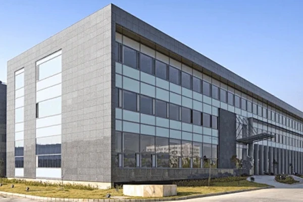LWWAF low noise wall axial fan providing ventilation in a commercial public building hall