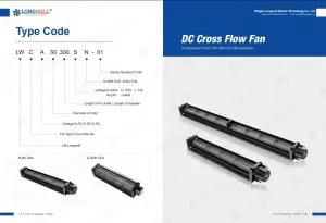 DC Cross Flow Fan