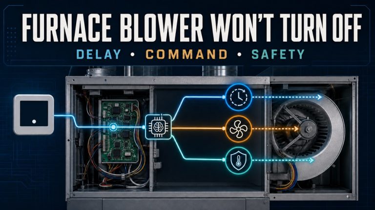 Furnace Blower Won’t Turn Off — Fix