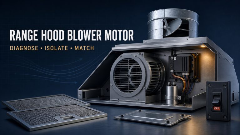 Range Hood Blower Motor Replacement