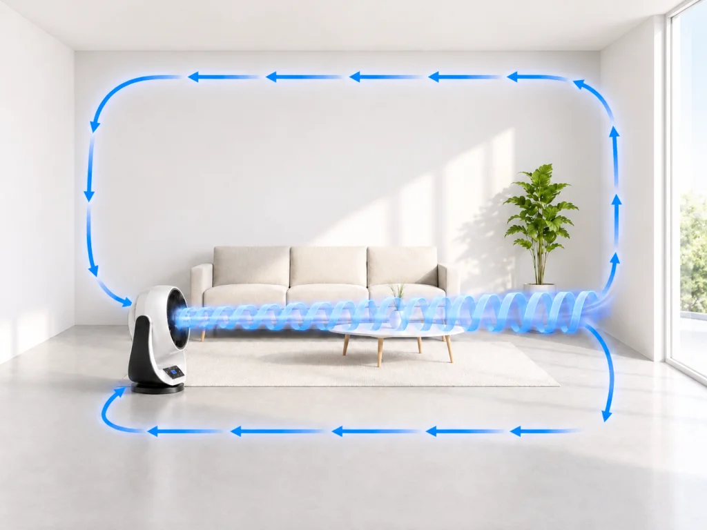 air circulator working principle
