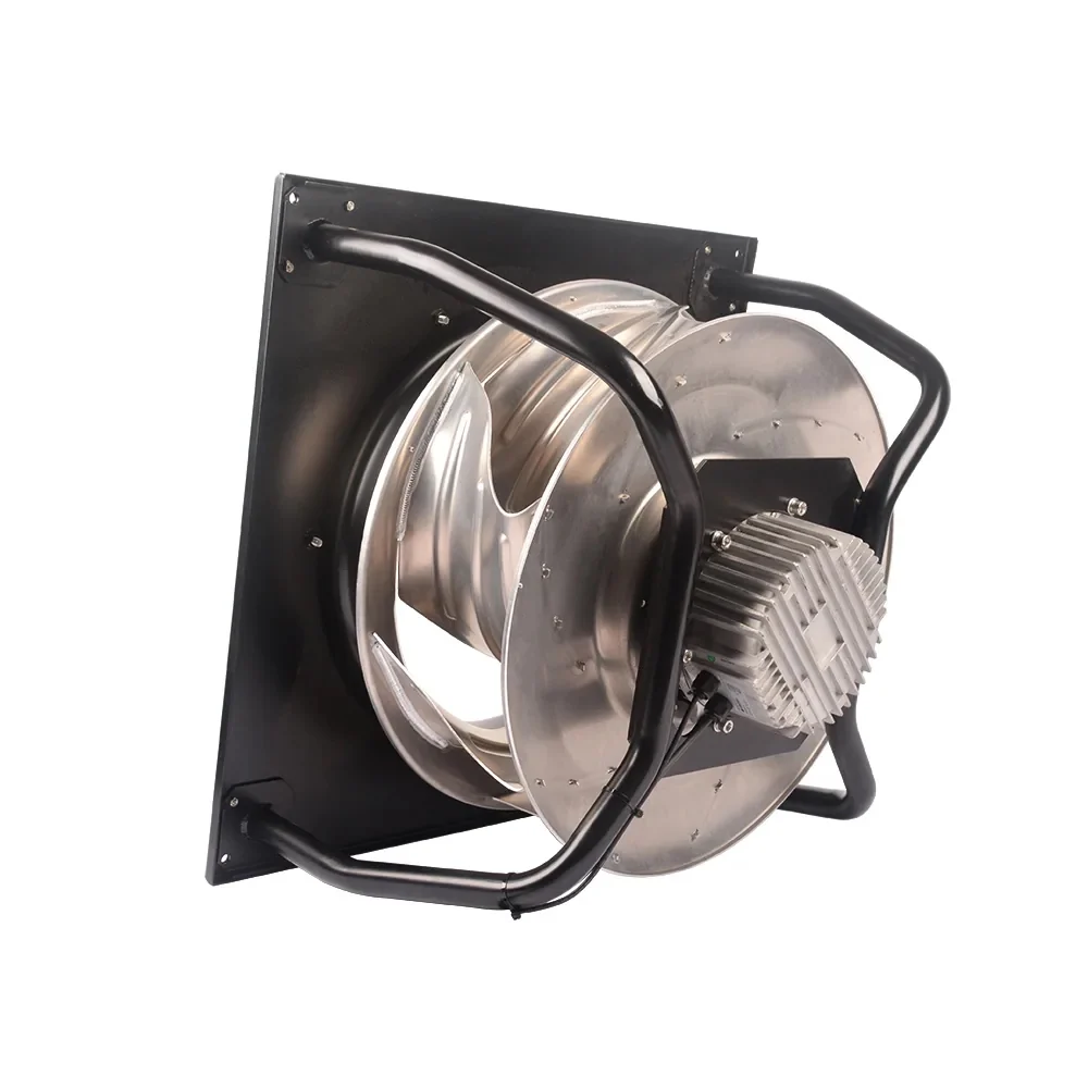 LONGWELL EC plug fan asset labelled LWBE3G630-188PT-04 viewed from the rear