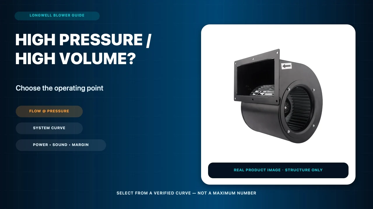 High Pressure vs High Volume Blowers