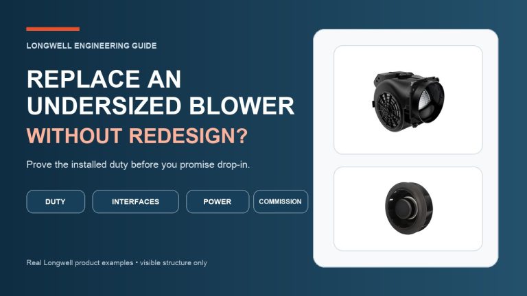 How to Replace an Undersized Blower Without Redesign