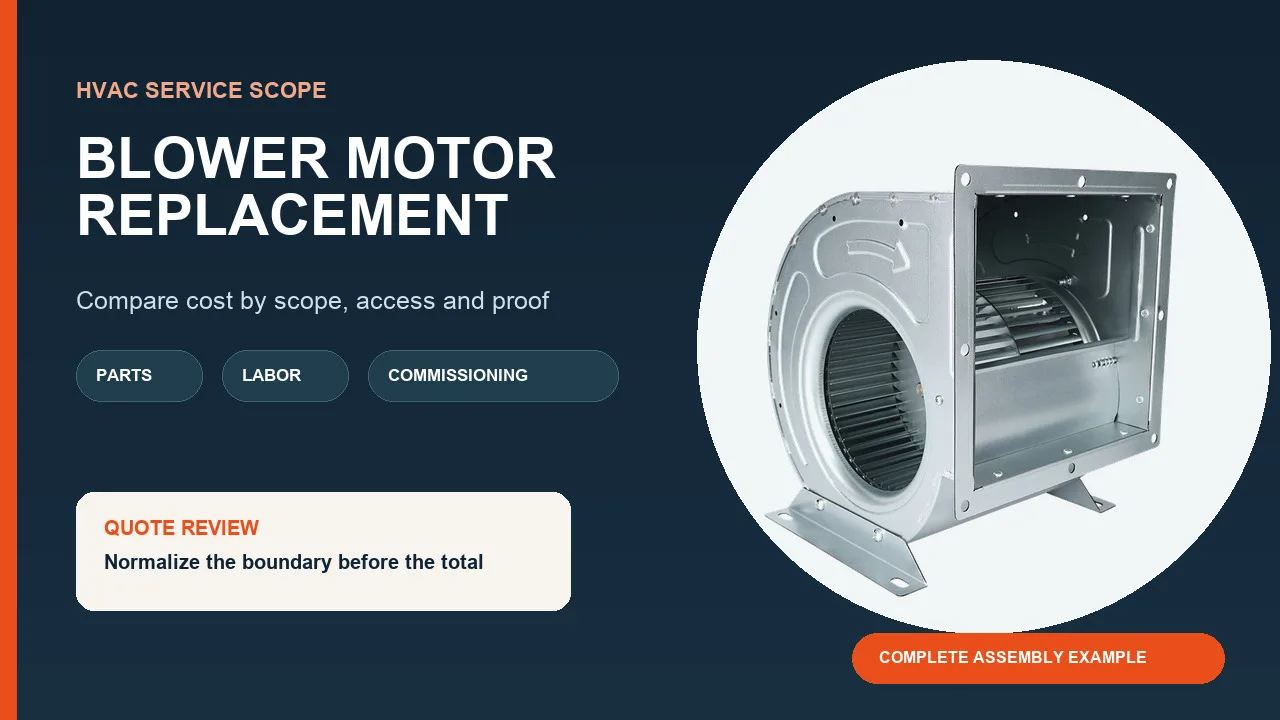 HVAC Blower Motor Replacement — Cost & Steps