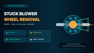 Removing a Stuck Blower Wheel (Puller Trick)