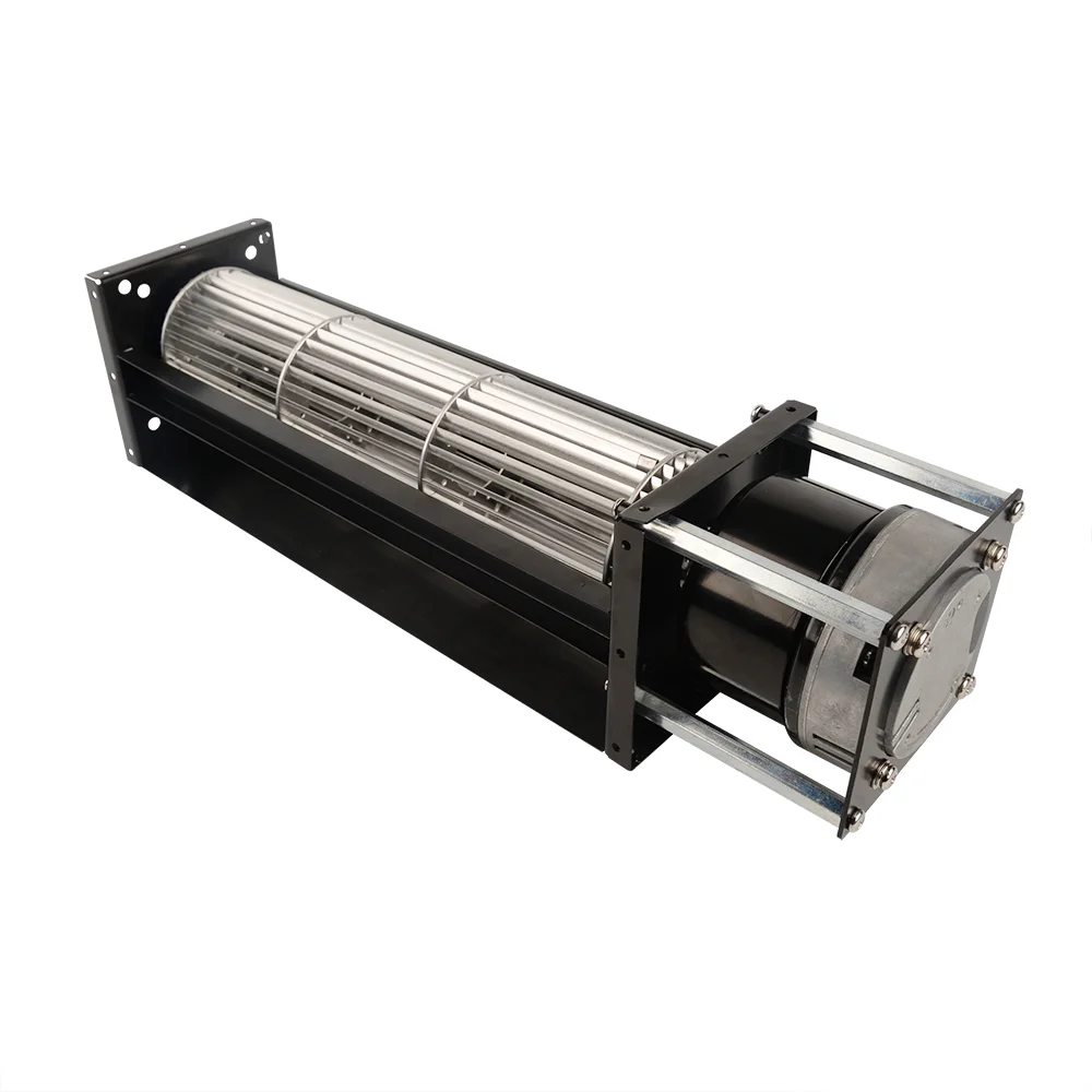 Longwell LWCE-80520SN-06 EC cross-flow fan on a white background
