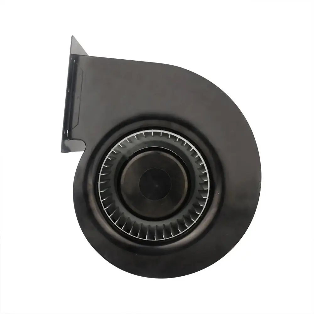 Longwell LWFD-140 forward-curved centrifugal blower on white for product identity context