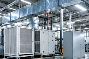 Equipment air-exchange system cooled by an LWFDF4-79A centrifugal fan