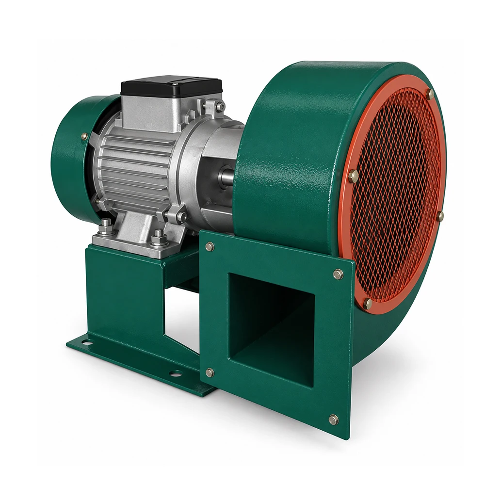 High-temperature type LWLDB blower with extended shaft for heat isolation