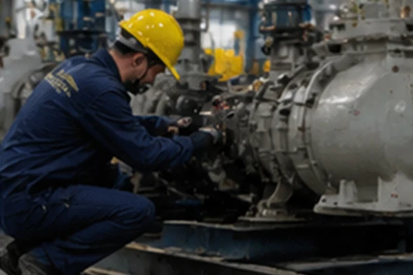 Ventilation for service and maintenance areas