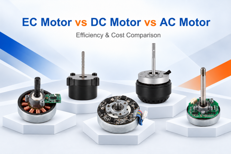 EC Motor vs DC Motor vs AC Motor: Efficiency & Cost Comparison