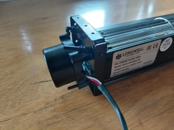 Nameplate as read by the customer on arrival the plate reads LONGWELL, Ningbo Longwell Electric Technology: DC CROS
