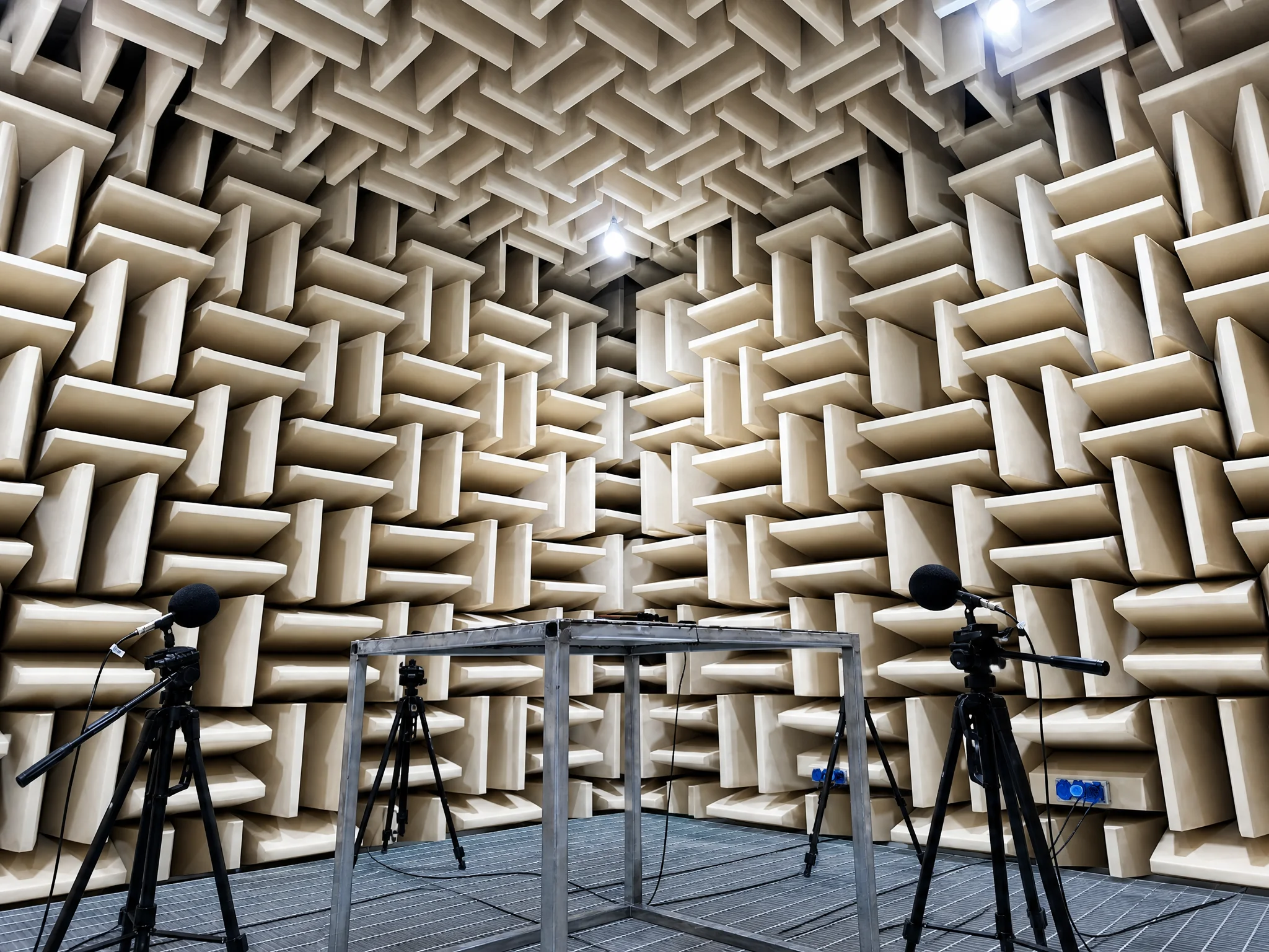 Fan noise measurement in LONGWELL's semi-anechoic room