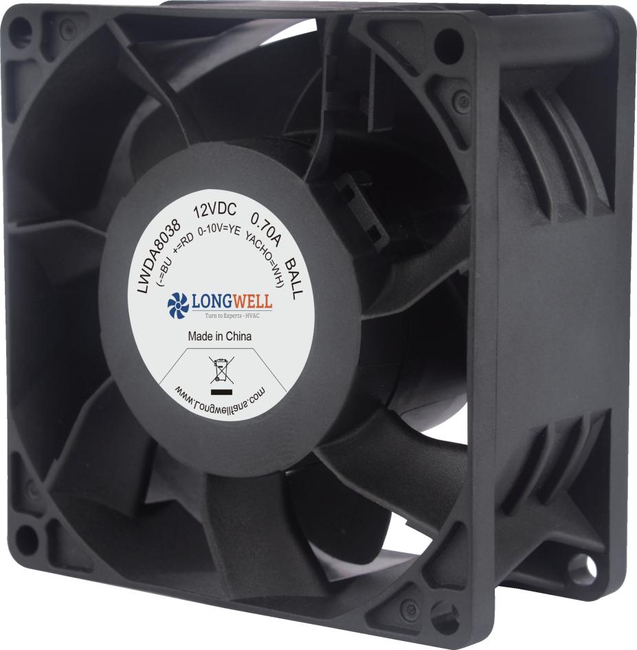 LONGWELL compact DC axial cooling fans — manufacturer family reference
