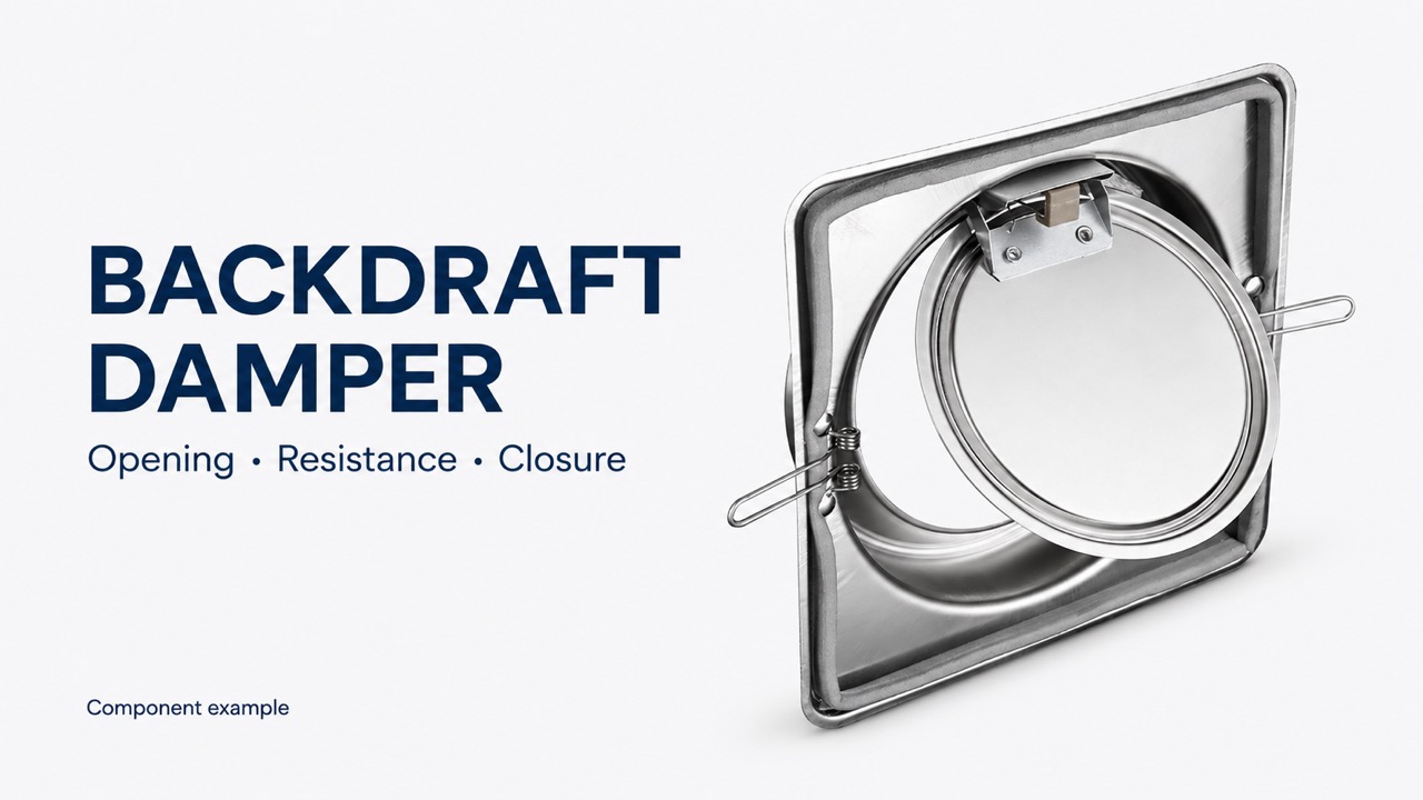 Backdraft Damper: When You Need One and How to Choose It
