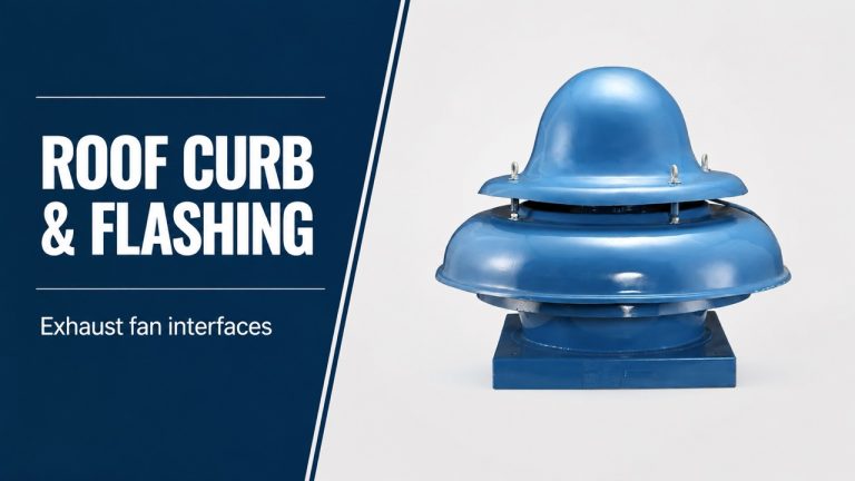 Roof Curb and Flashing for Exhaust Fans: What to Check Before Installation