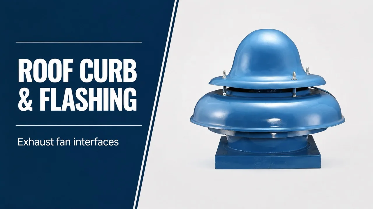 Roof Curb and Flashing for Exhaust Fans: What to Check Before Installation