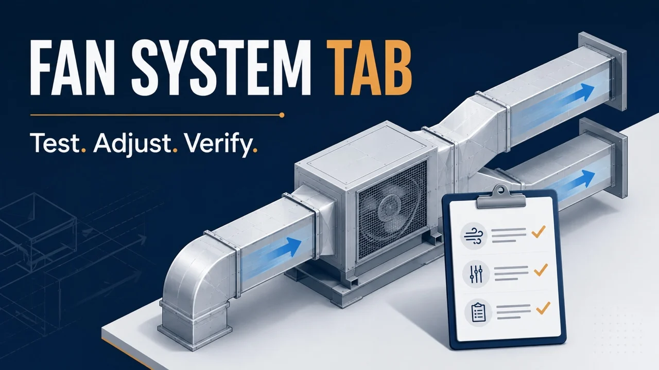 Fan System TAB: A Practical Testing and Balancing Checklist