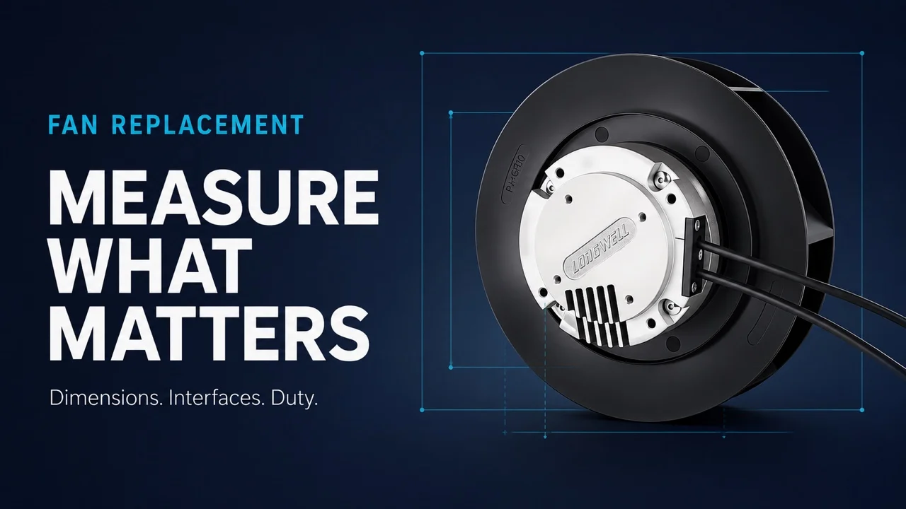 How to Measure an Old Fan for Replacement: Fit and Duty Checks