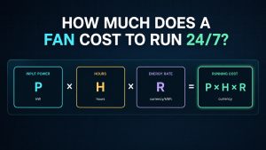How Much Does It Cost to Run a Fan 24/7?