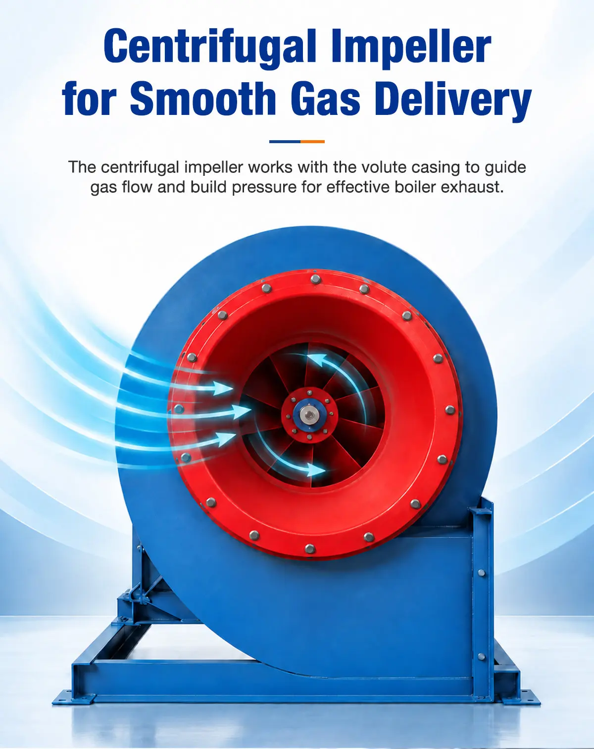 Centrifugal Impeller for Smooth Gas Delivery