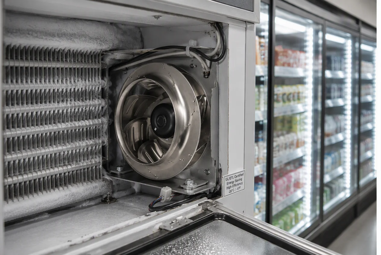 Asian chain supermarket freezer application