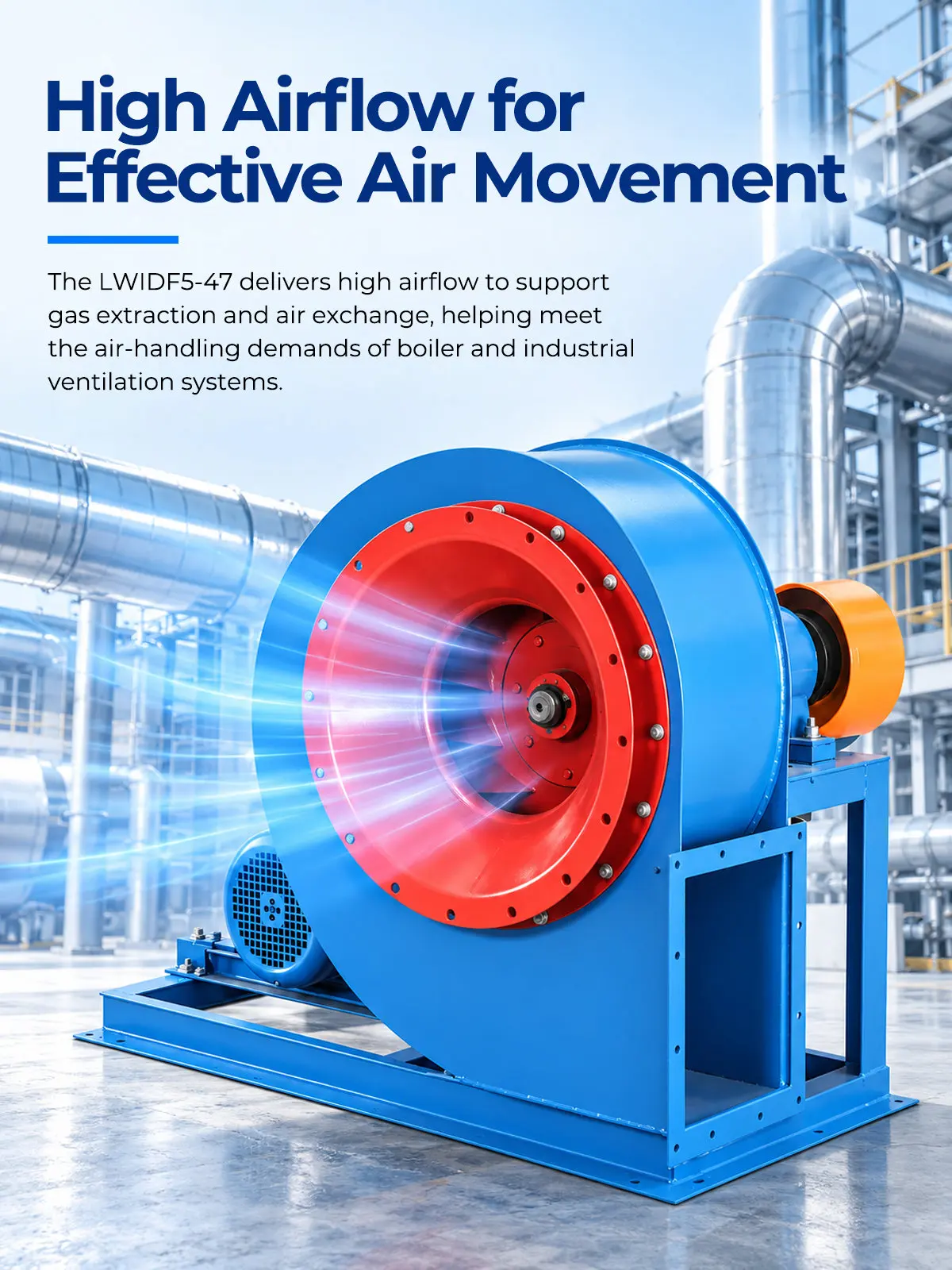 High Airflow for Effective Air Movement