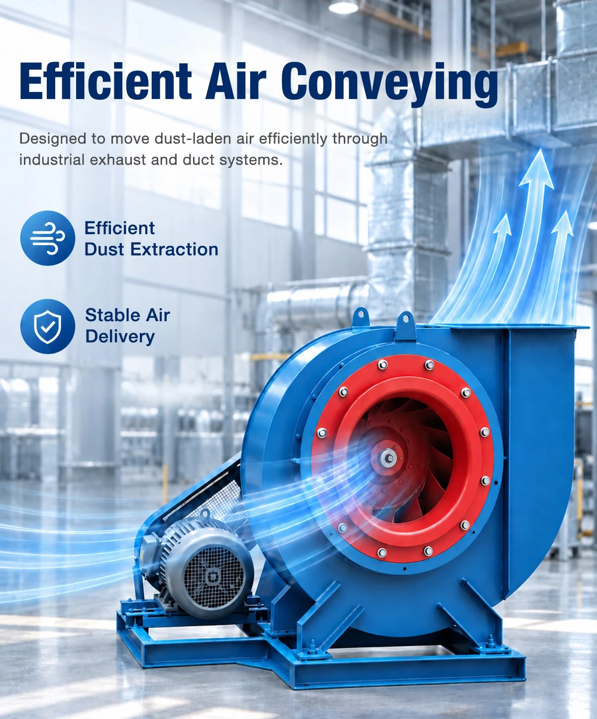 Efficient Air Conveying - LWFDF6-48 Centrifugal Fan