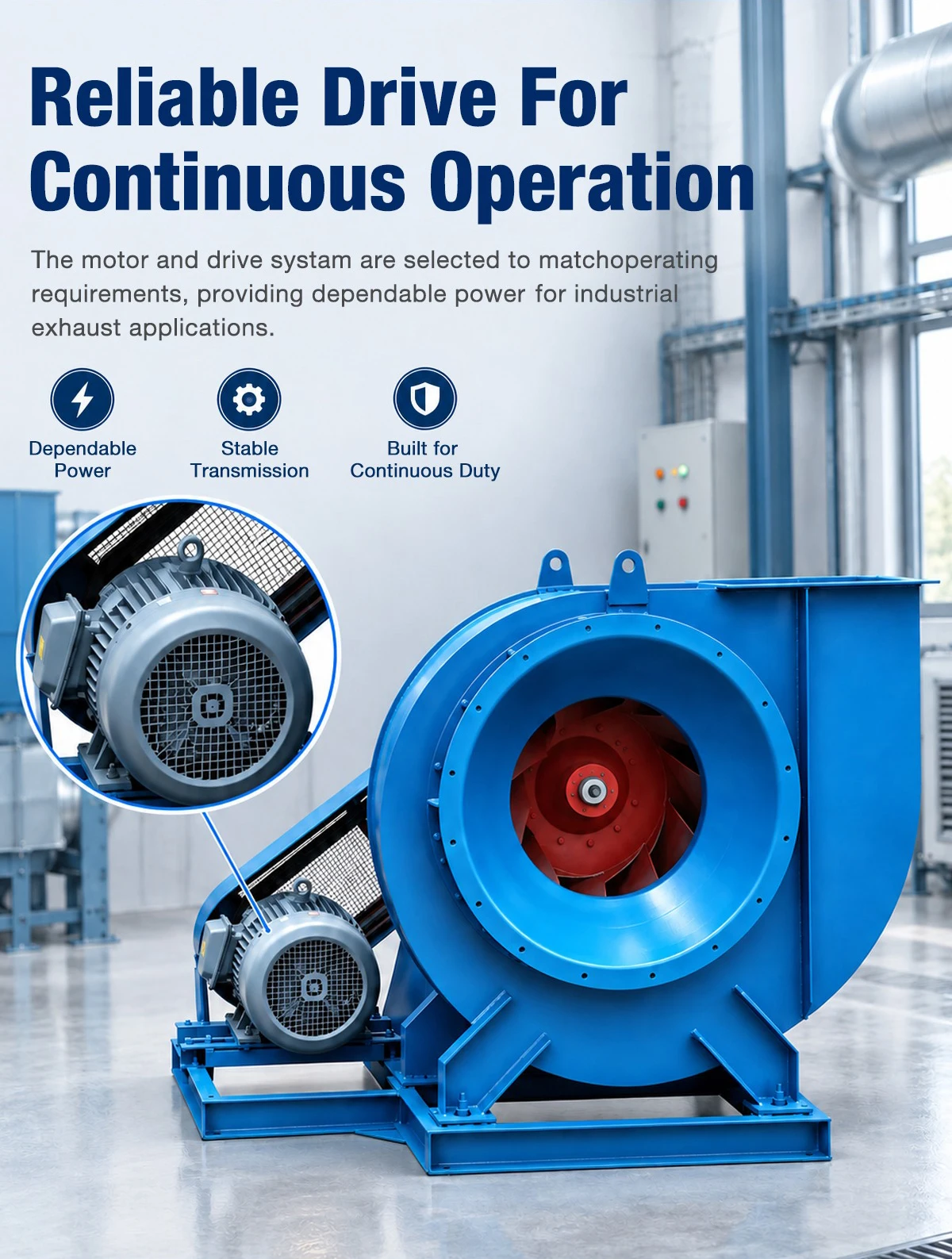 Reliable Belt Drive for Continuous Operation