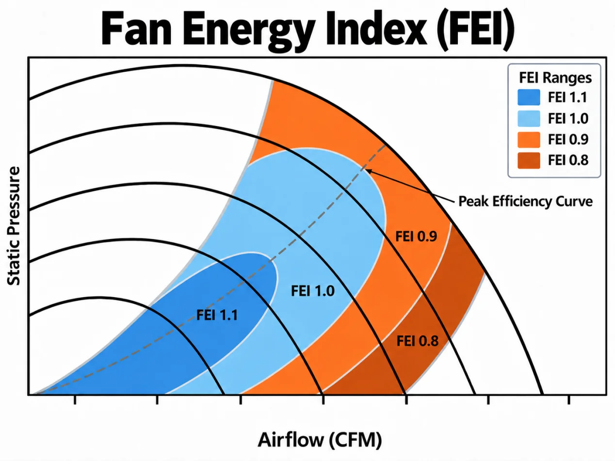 fan energy index curve