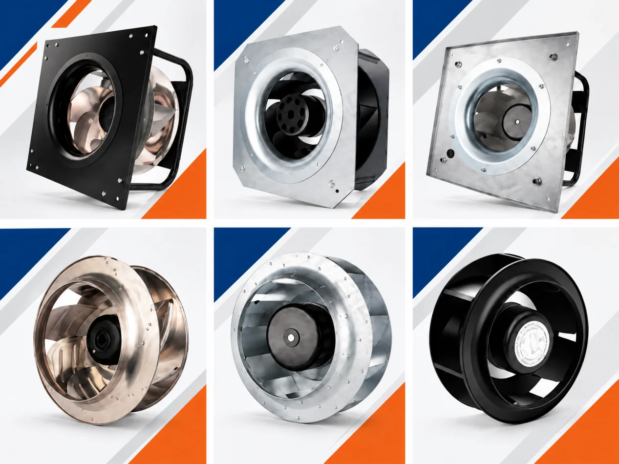 Six fans organized brand colors 4x3